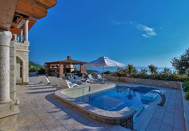 Villa i Makarska - Villa Vikki with pool and seaview 