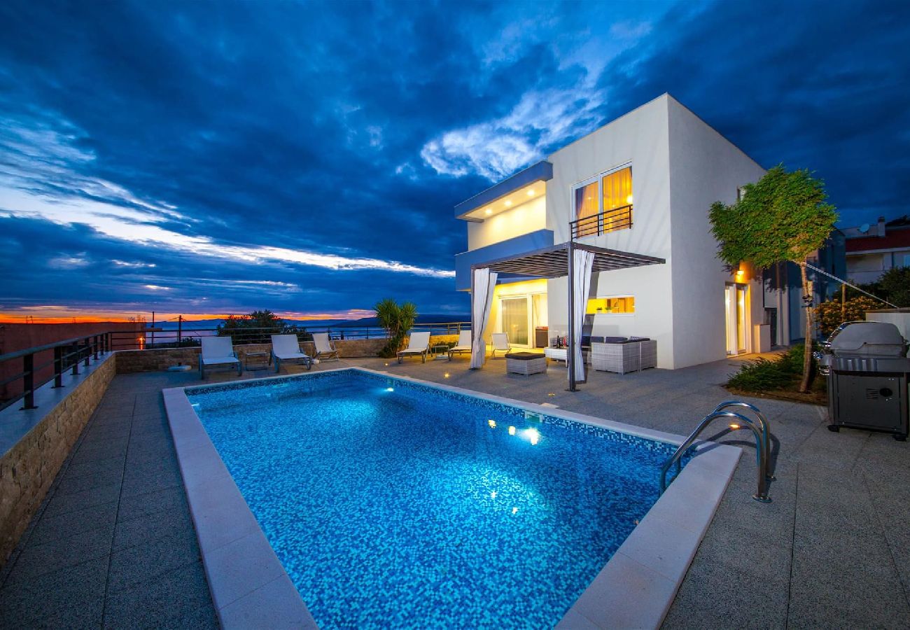 Villa i Makarska -  Villa Red with pool, seaview