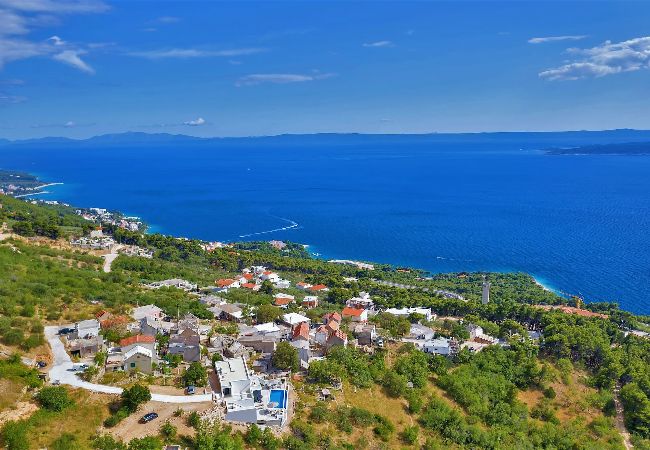 Villa i Brela - Villa Skyview, infinity-pool, whirlpool