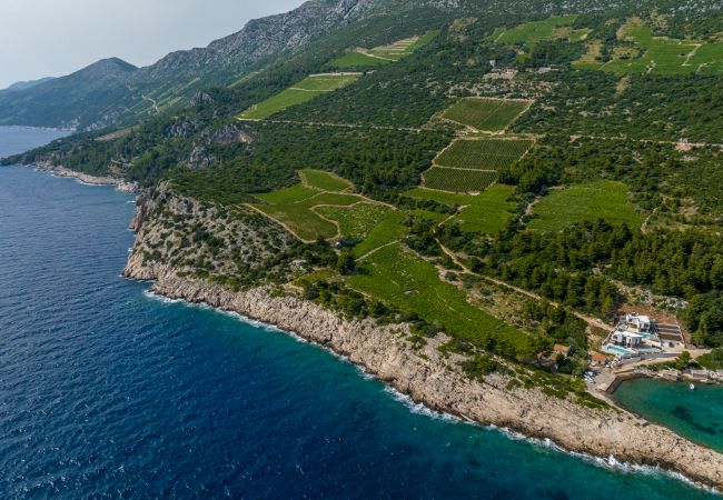 Villa i Potomje - Luxury Villa Luce, right on the beach 