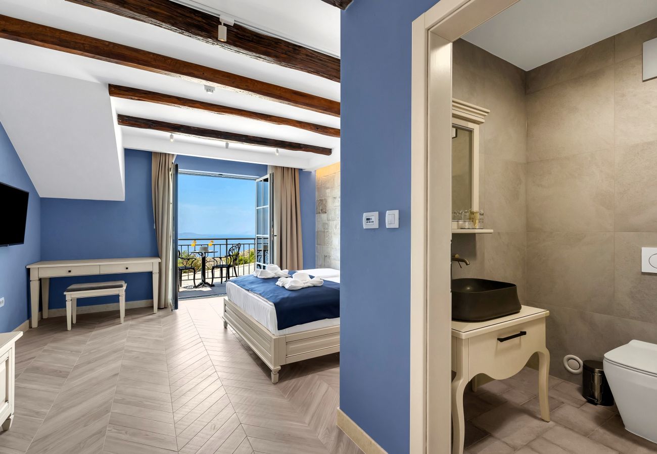 Rom i Podgora - Hotel Nature's Retreat, Deluxe double room with panoramic sea view