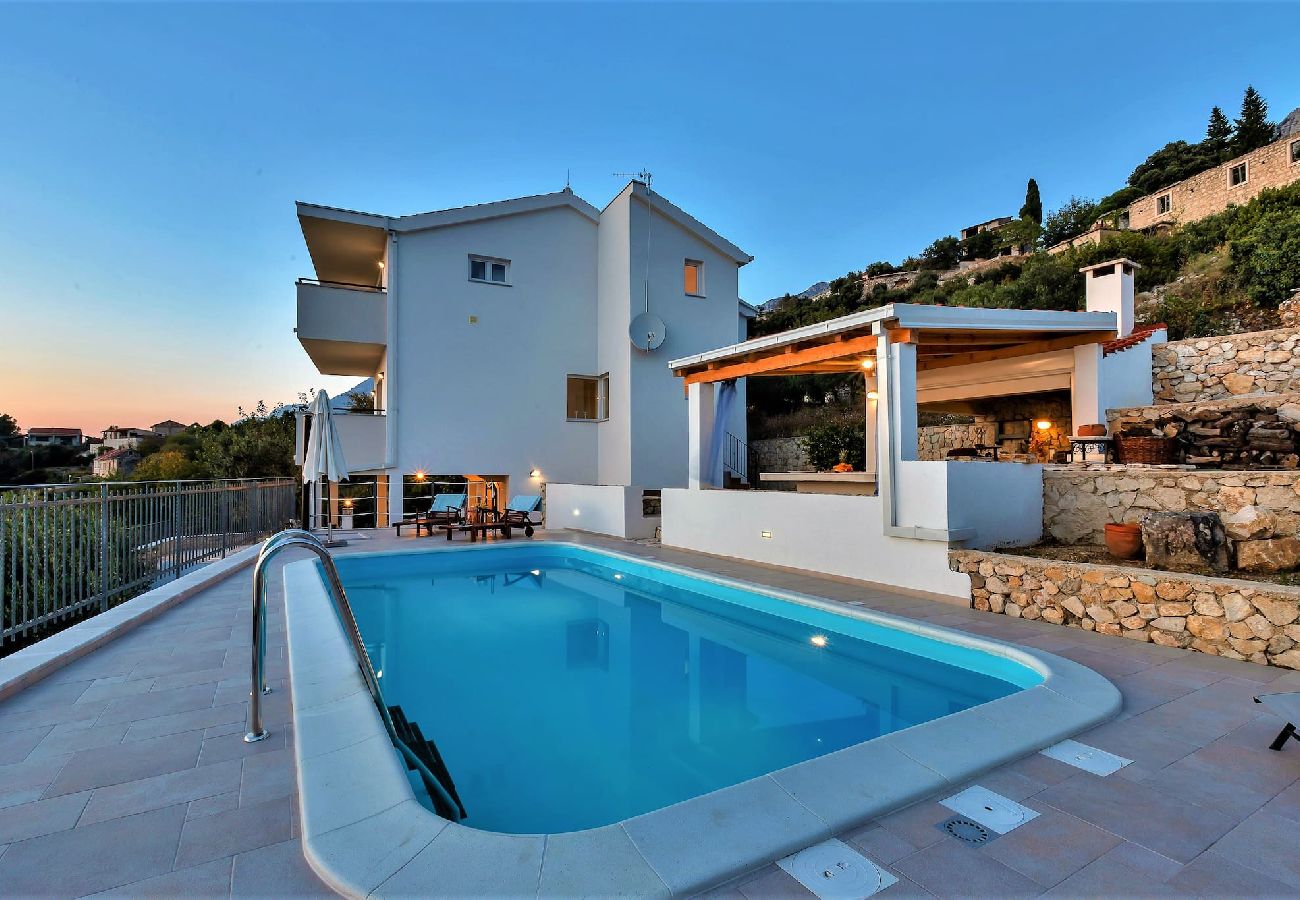 Dom w Podgora -  Villa Siesta with pool