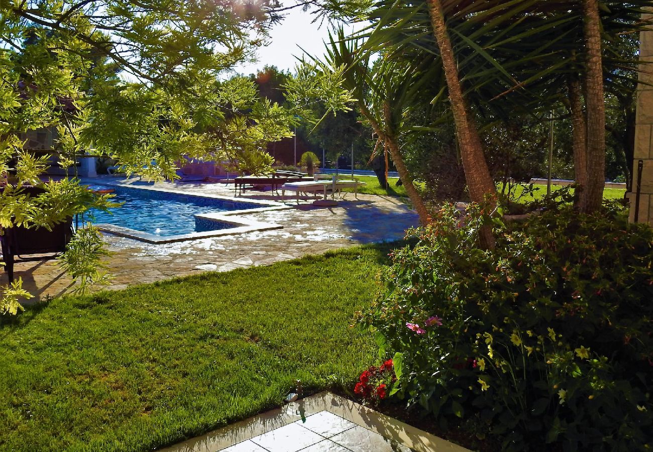 Apartament w Sumartin - Luxury Apartment Dado with pool, island Brac
