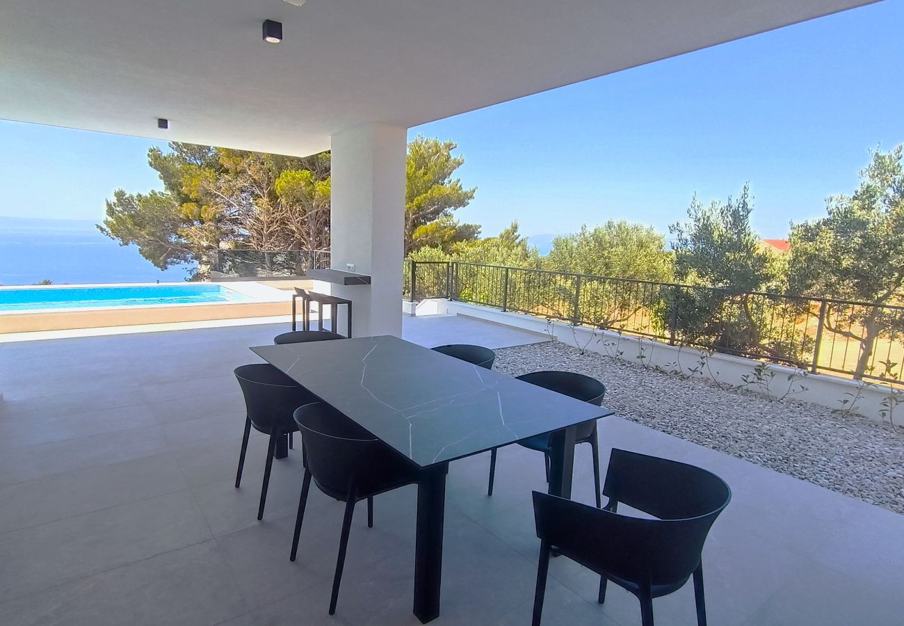 Willa w Makarska - NEW Villa Dado with Pool, sea view