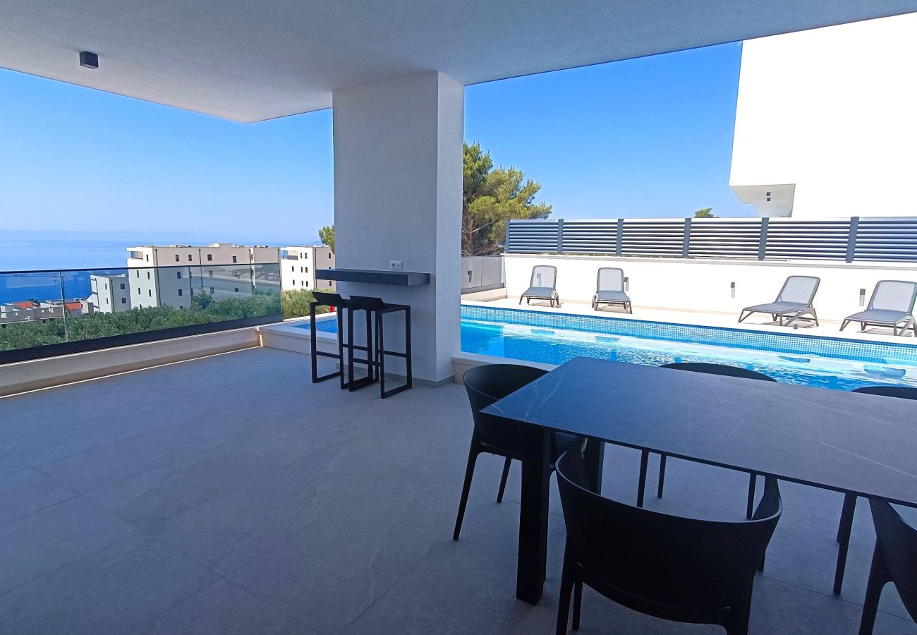 Willa w Makarska - NEW Villa Ina with Pool, sea view