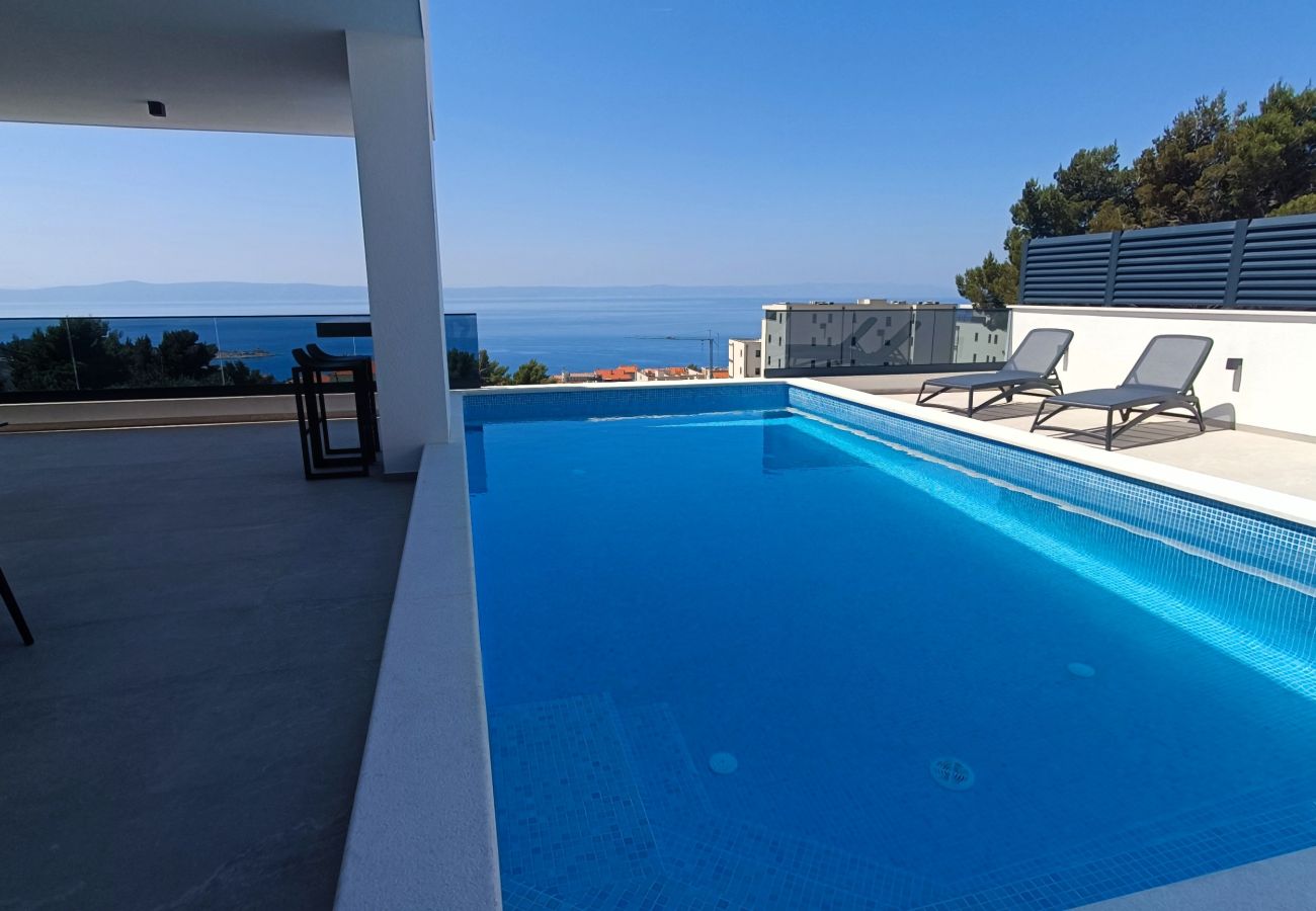 Willa w Makarska - NEW Villa Ina with Pool, sea view