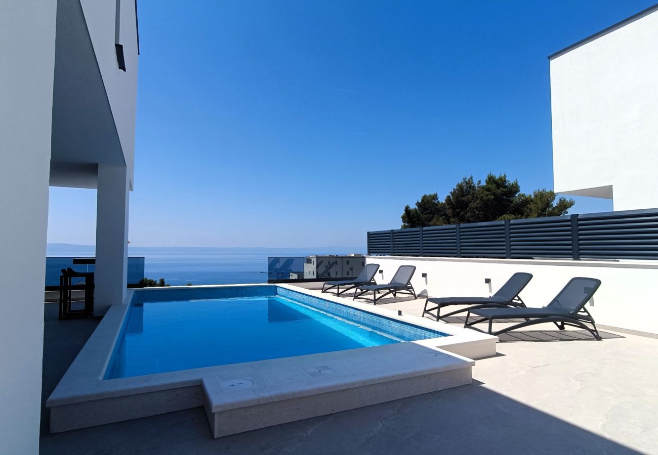 Willa w Makarska - NEW Villa Ina with Pool, sea view
