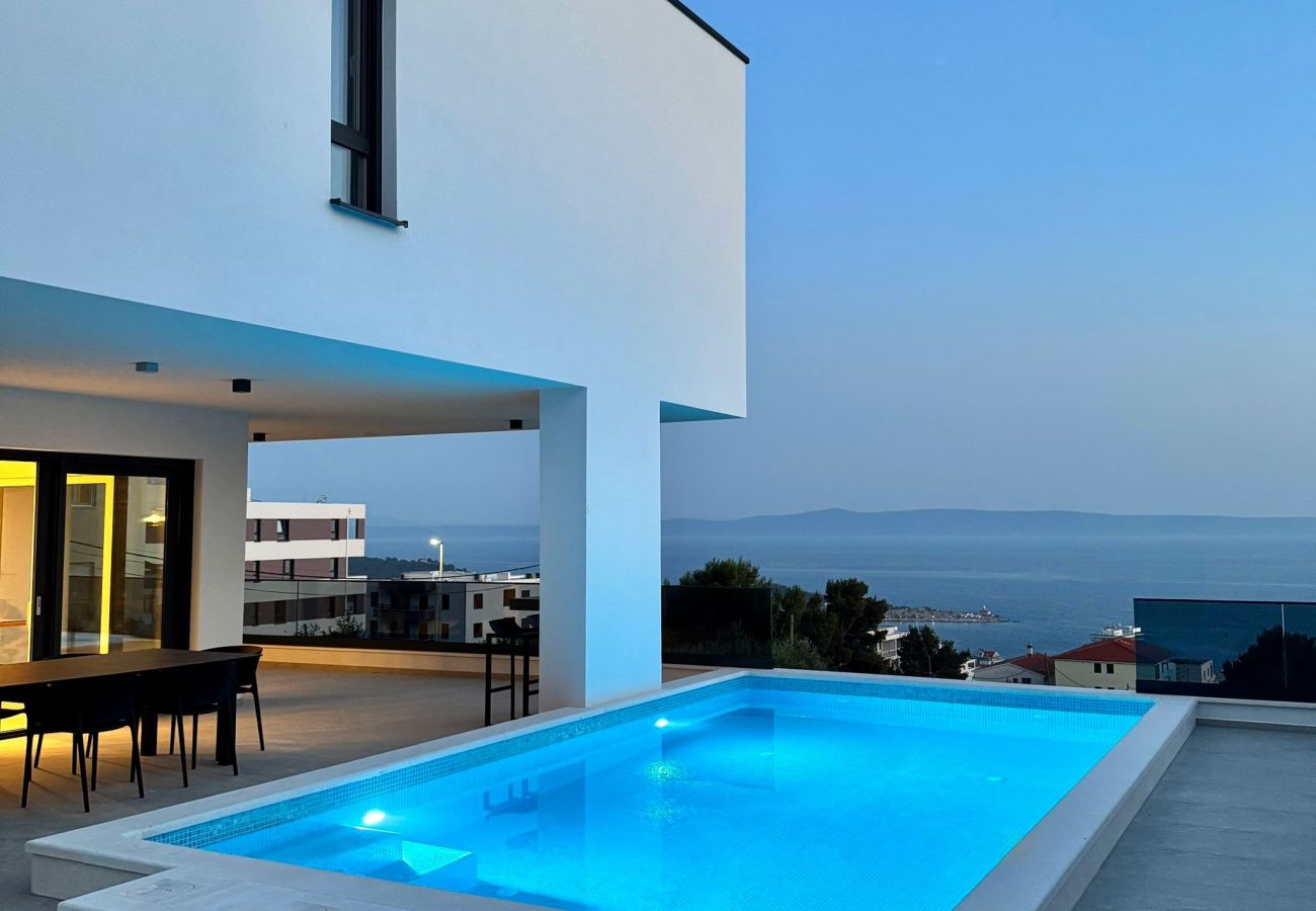 Willa w Makarska - NEW Villa Ina with Pool, sea view