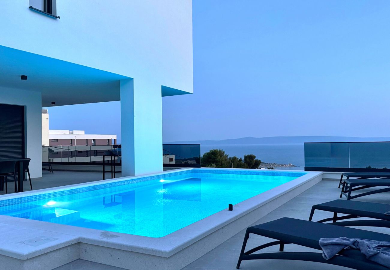 Willa w Makarska - NEW Villa Ina with Pool, sea view
