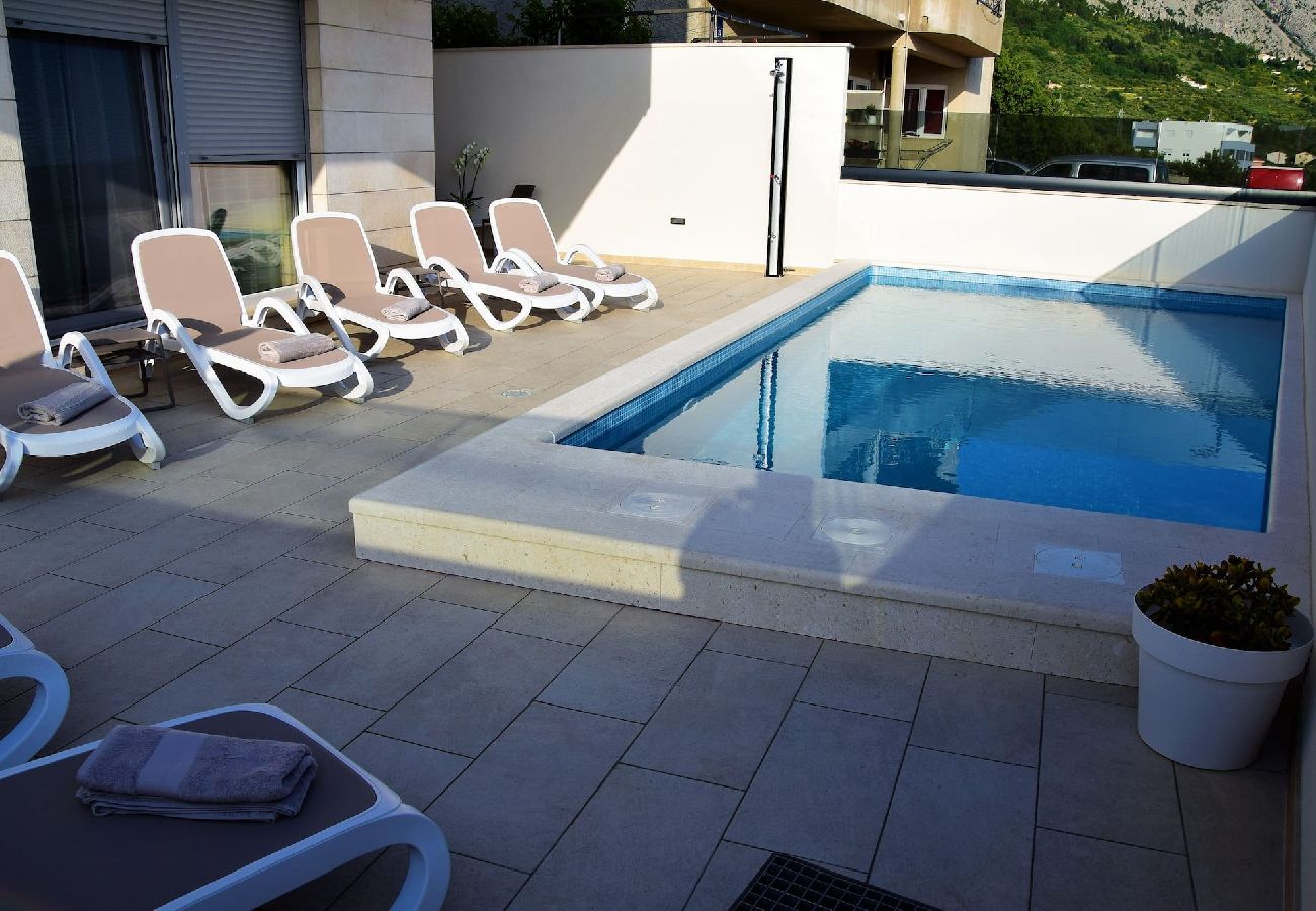 Lägenhet i Makarska -  Adria View, Apartment Dado, with pool