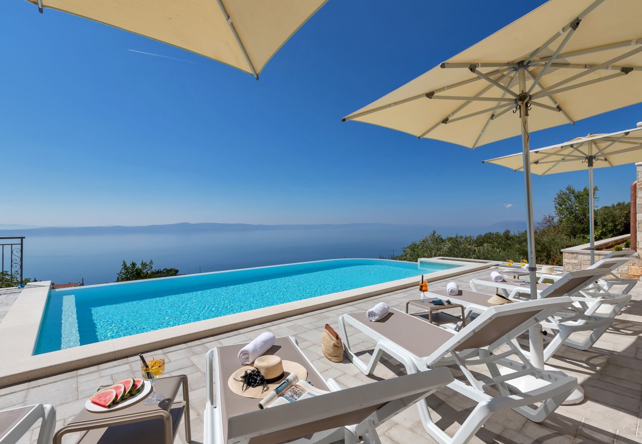 Hyra rum i Podgora - Hotel Nature's Retreat, Double room with balcony and sea view